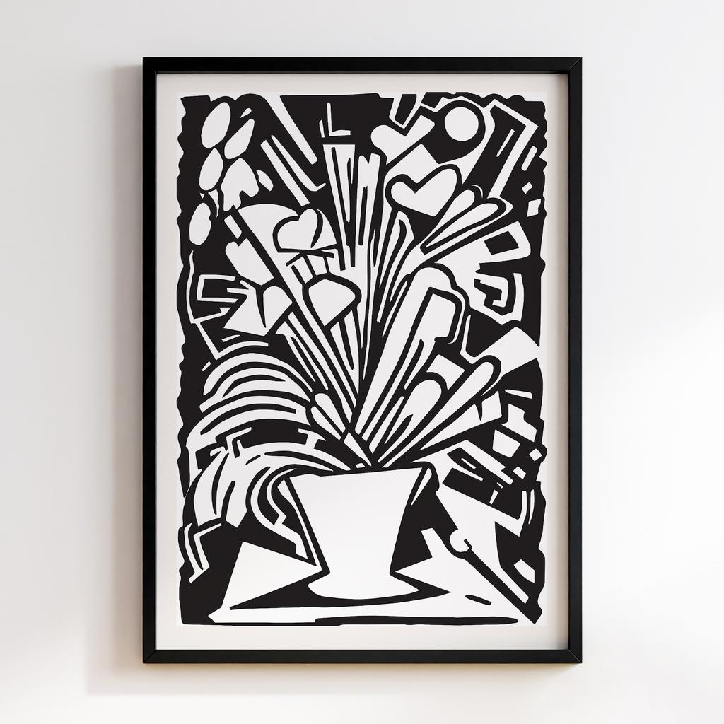 Постер Modern Flowers Art MF0471