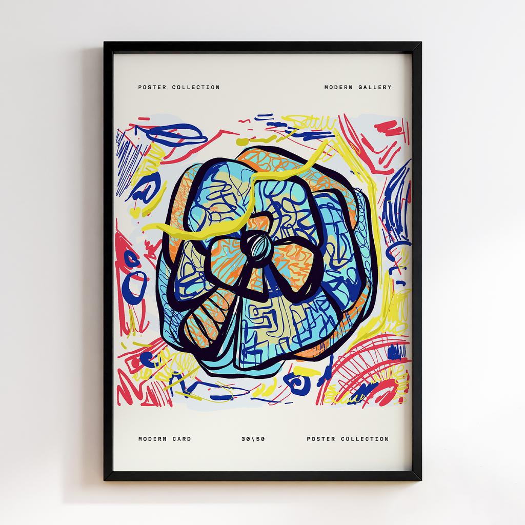 Постер Modern Flowers Art MF0503