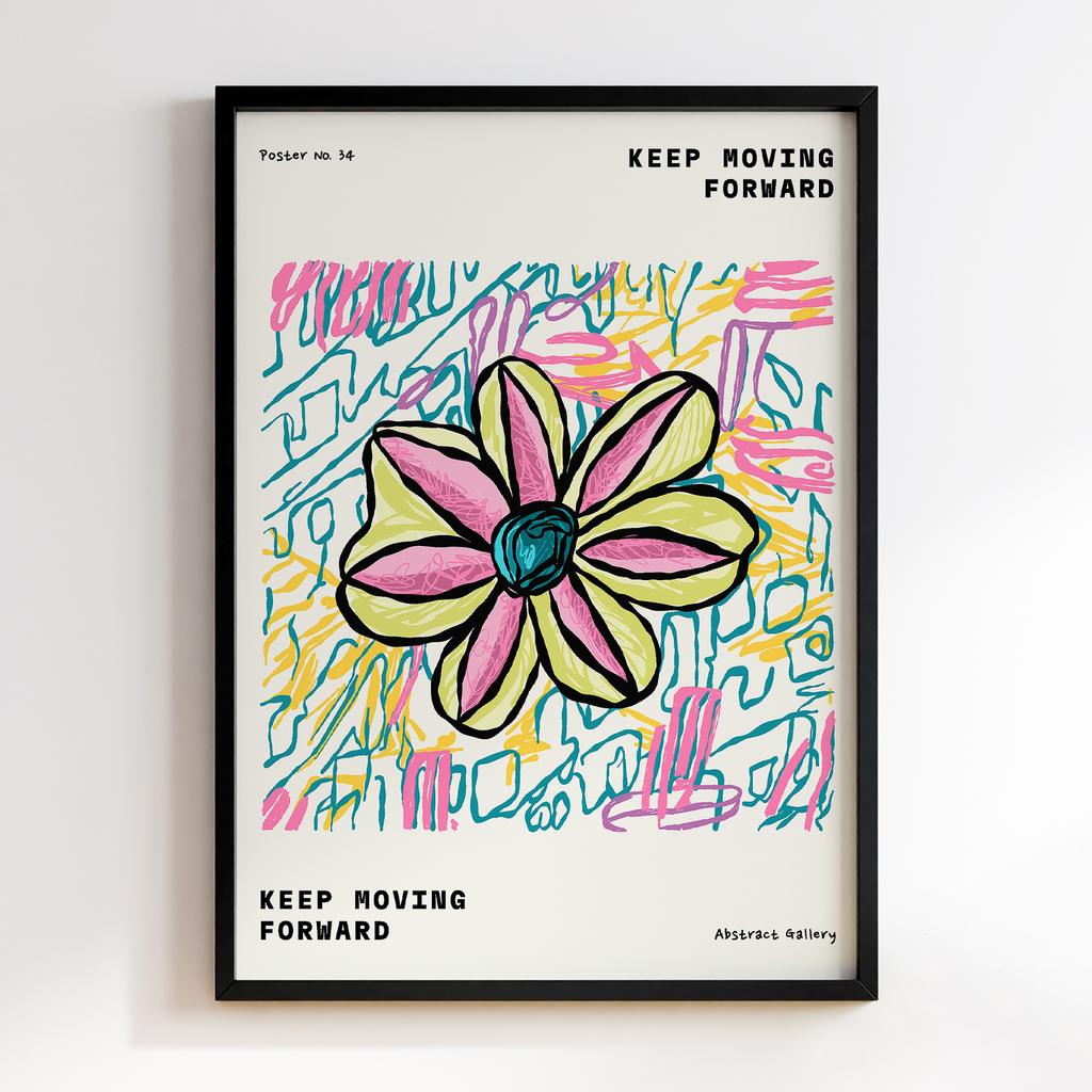 Постер Modern Flowers Art MF0507