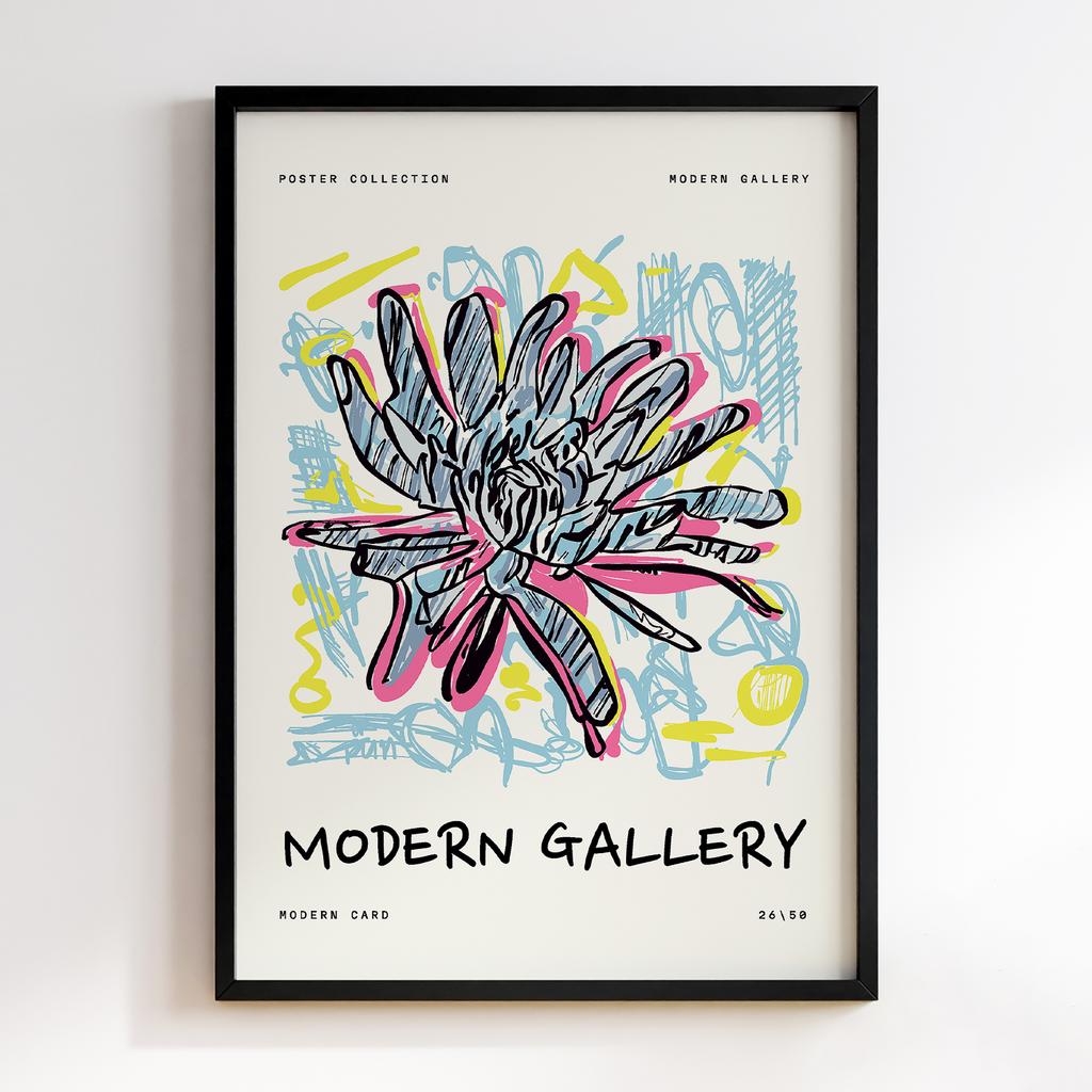 Постер Modern Flowers Art MF0509