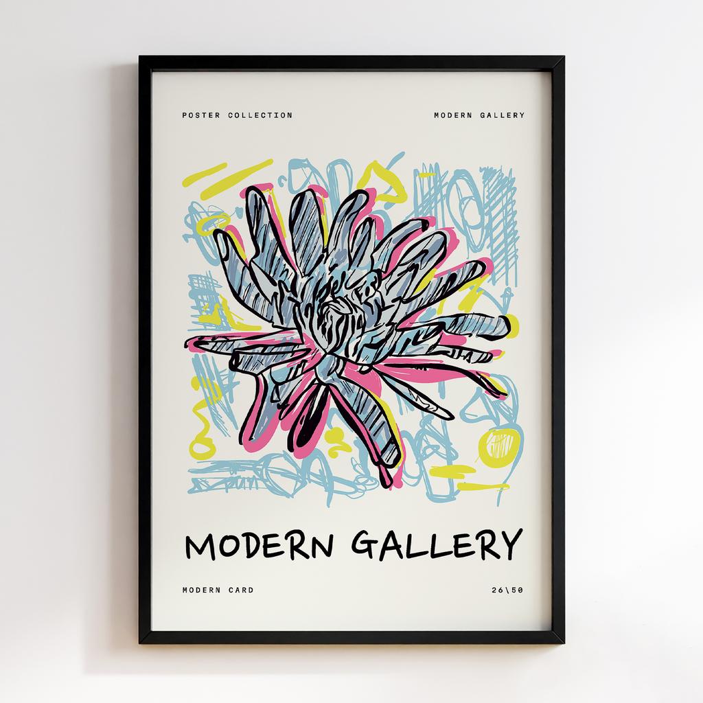 Постер Modern Flowers Art MF0522