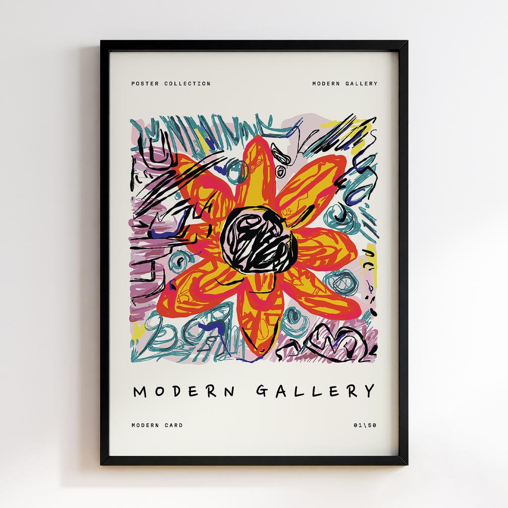 Постер Modern Flowers Art MF0552