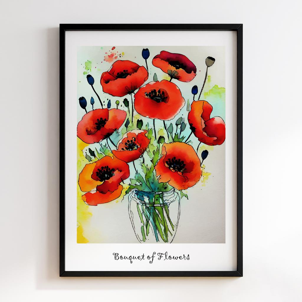 Постер Modern Flowers Art MF0562