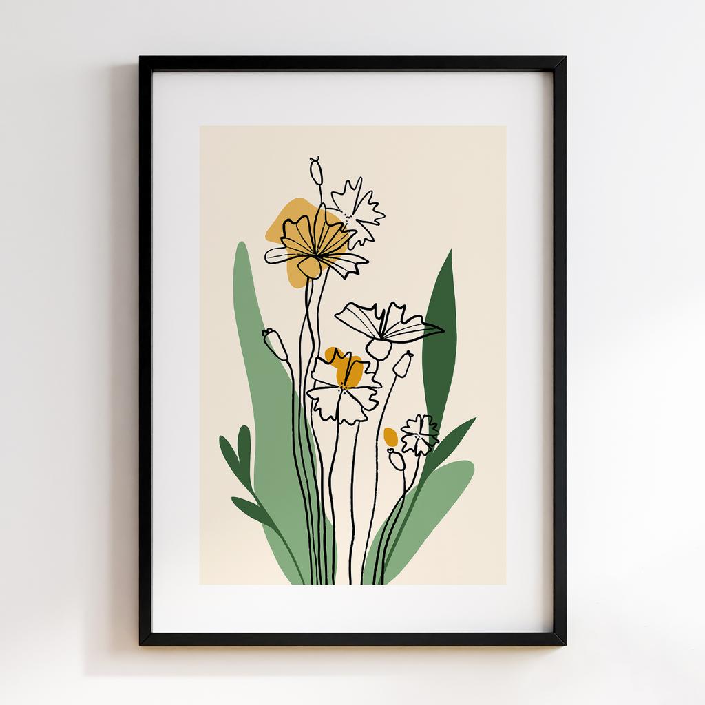 Постер Modern Flowers Art MF0616