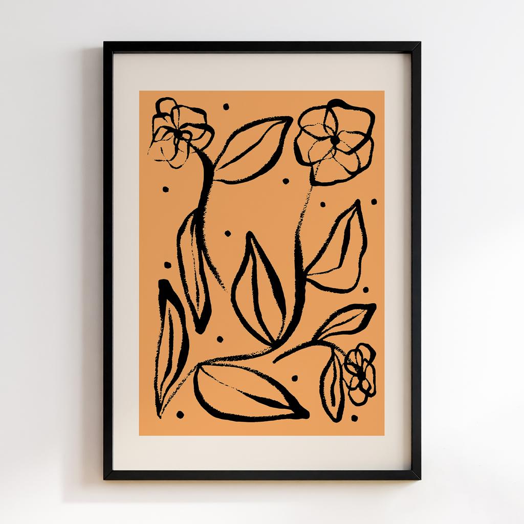 Постер Modern Flowers Art MF0625