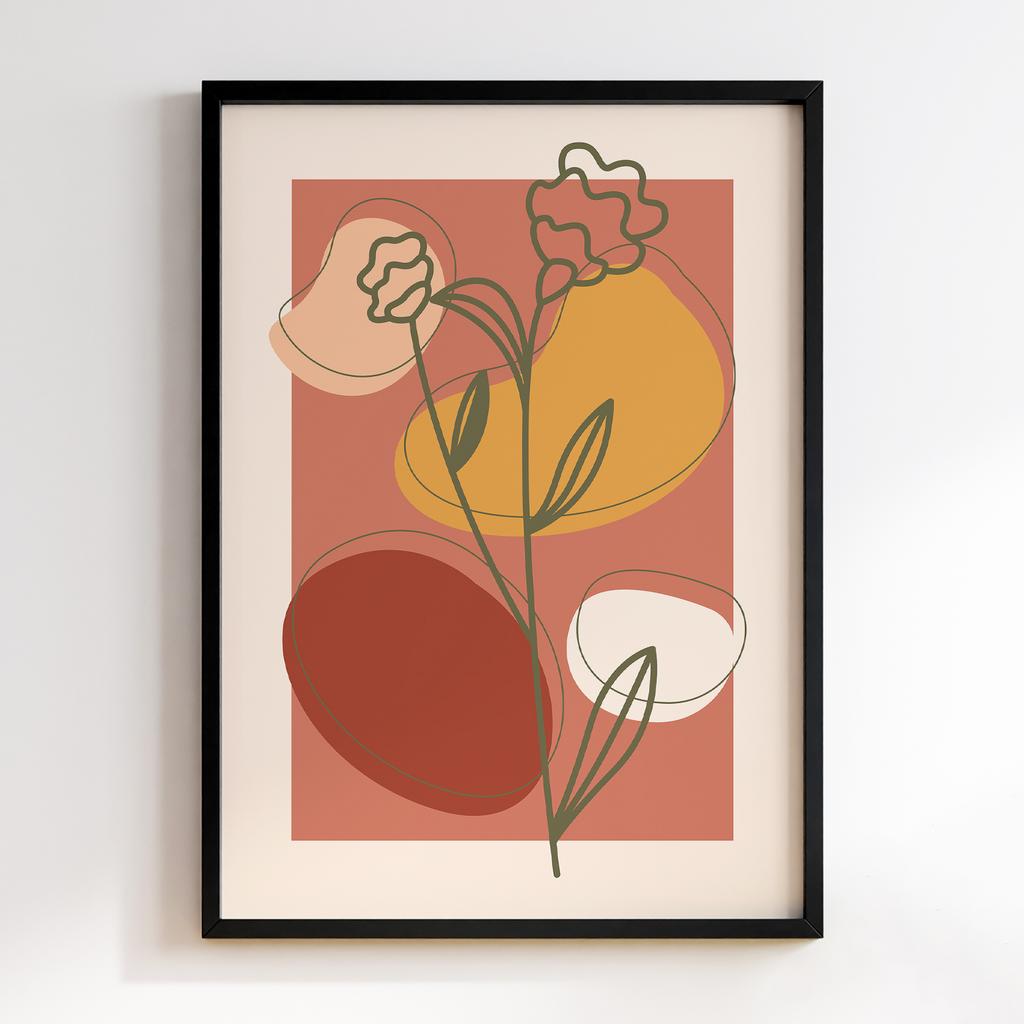 Постер Modern Flowers Art MF0654