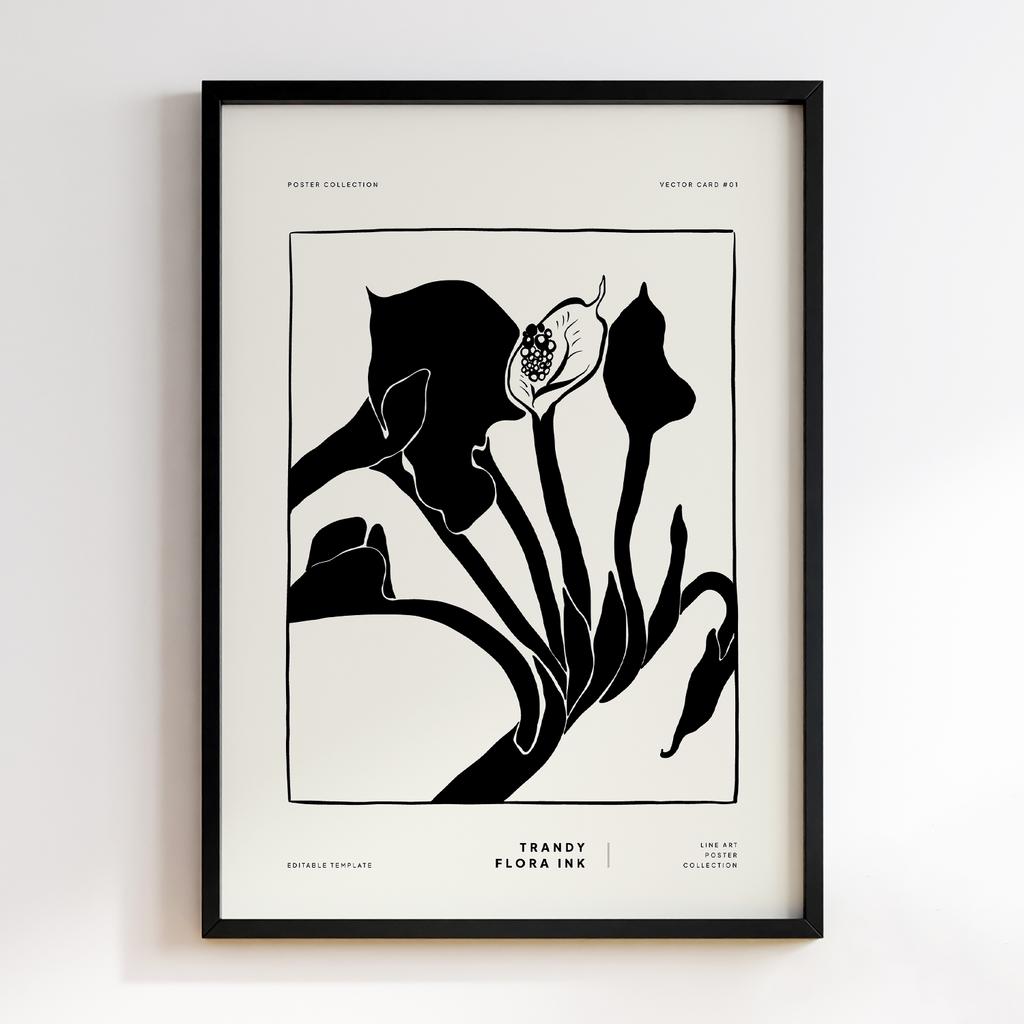 Постер Modern Flowers Art MF0662