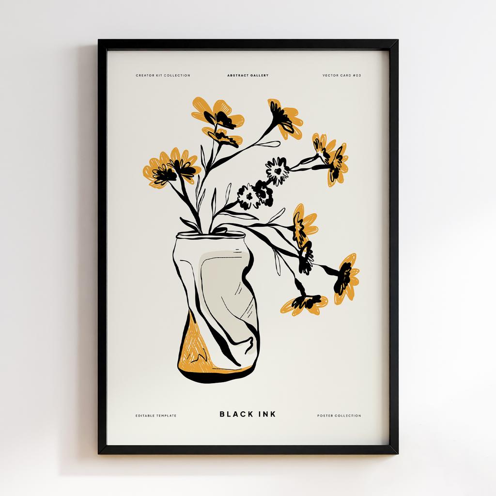 Постер Modern Flowers Art MF0669