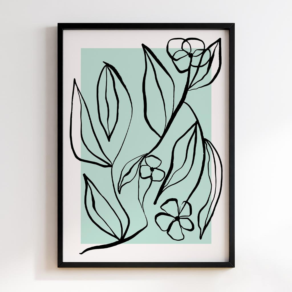 Постер Modern Flowers Art MF0696