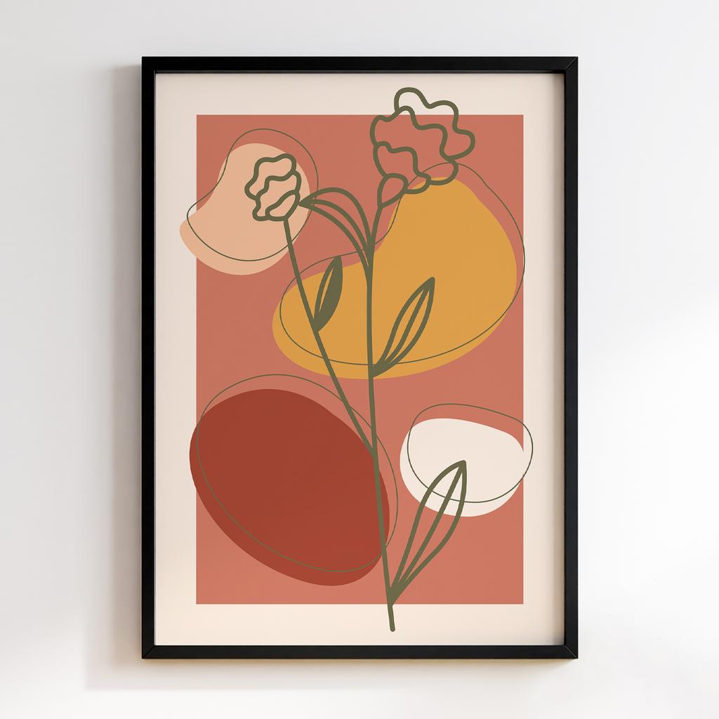 Постер Modern Flowers Art MF0724