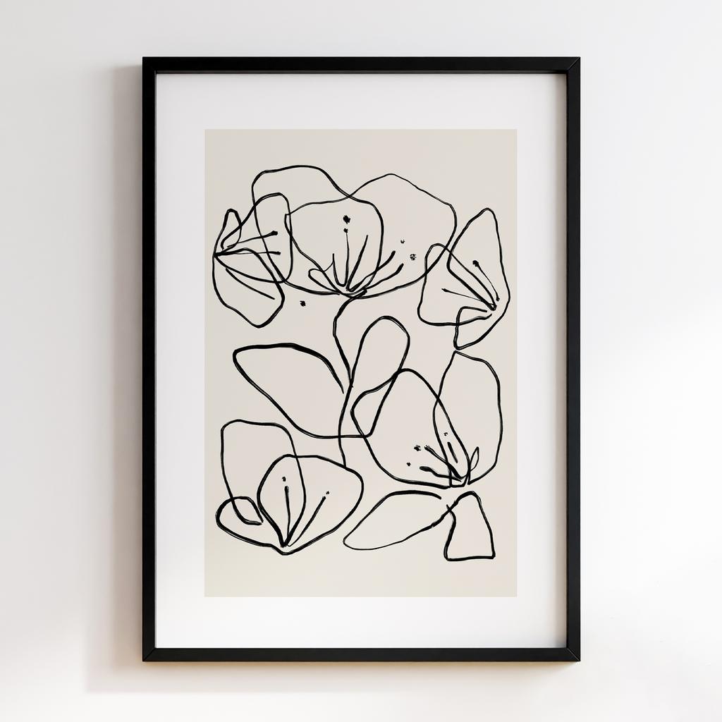 Постер Modern Flowers Art MF0735