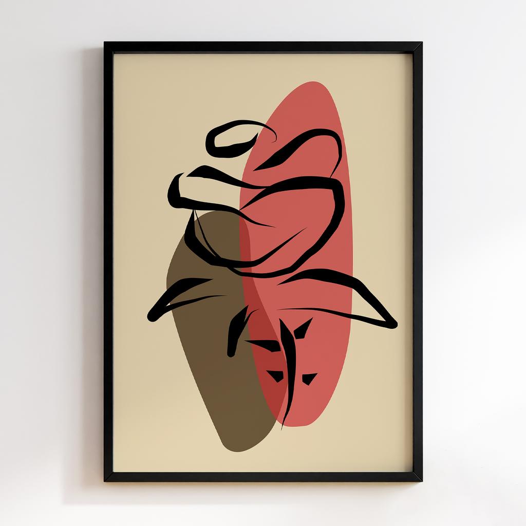 Постер Modern Flowers Art MF0777