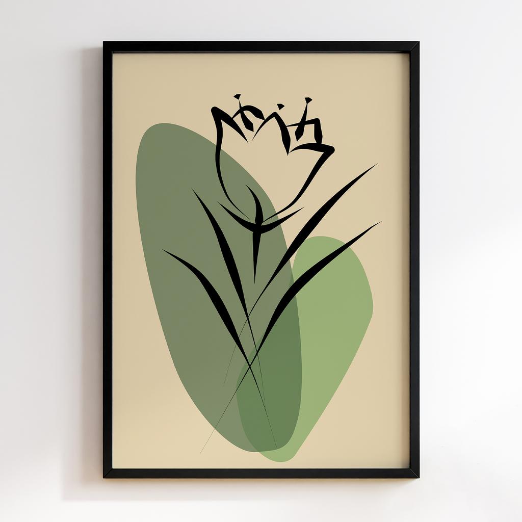 Постер Modern Flowers Art MF0779