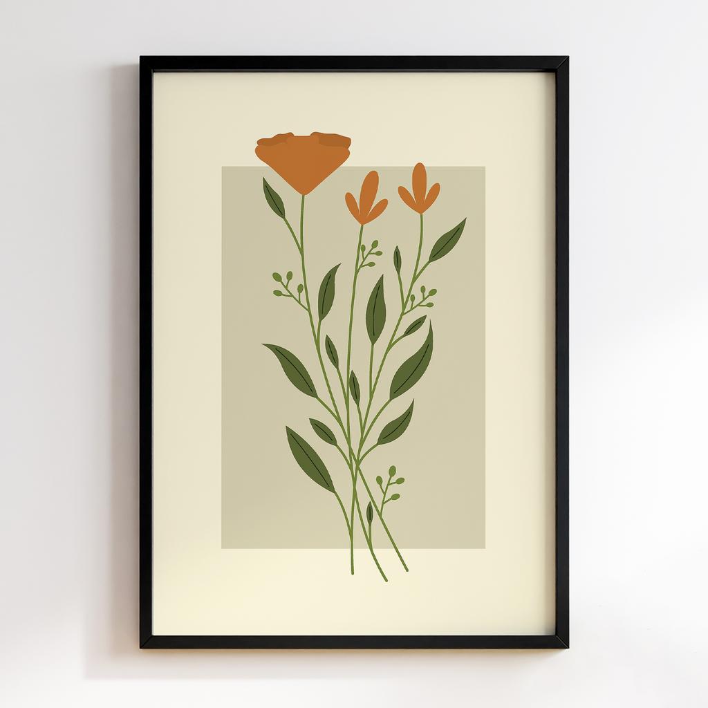 Постер Modern Flowers Art MF0783