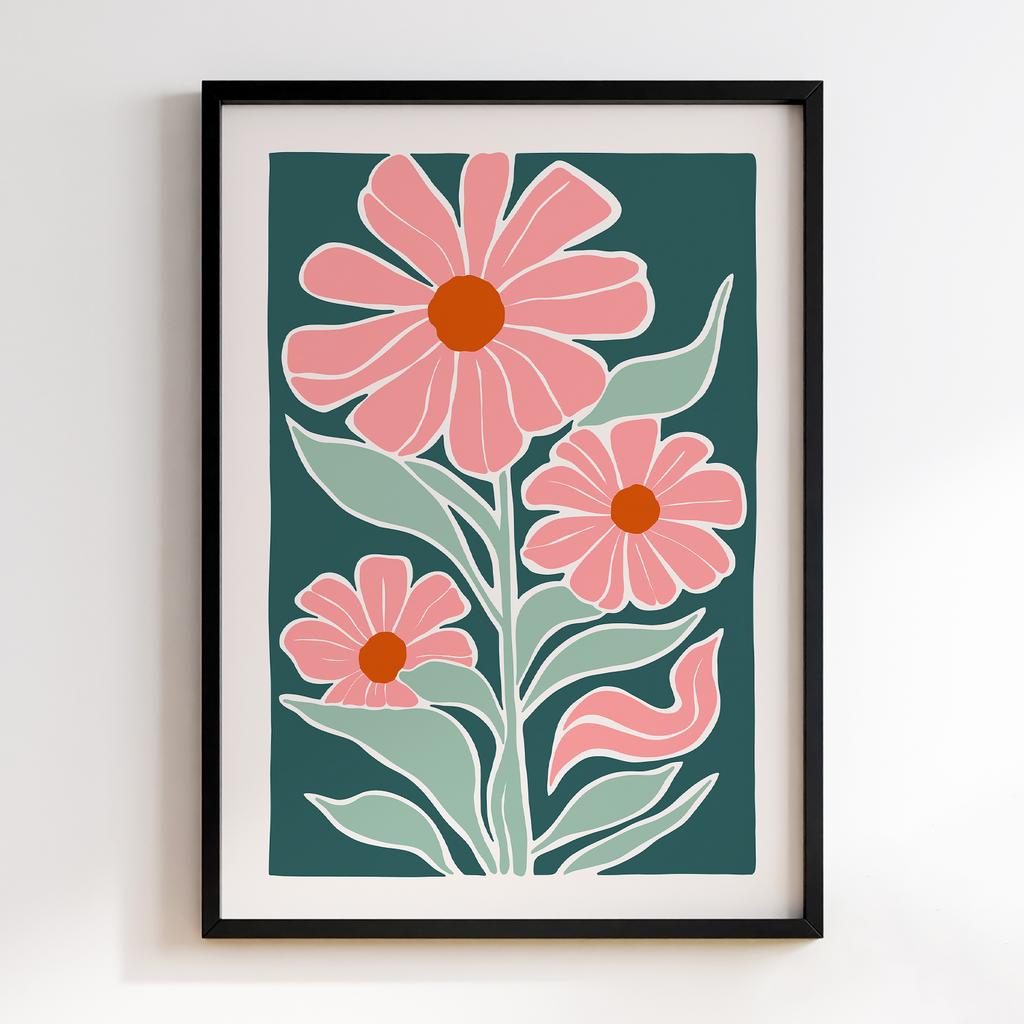 Постер Modern Flowers Art MF0806