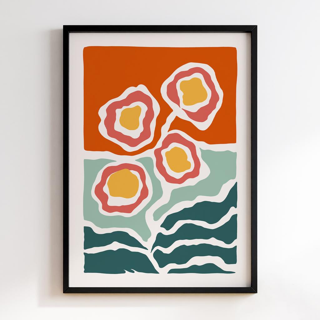 Постер Modern Flowers Art MF0809