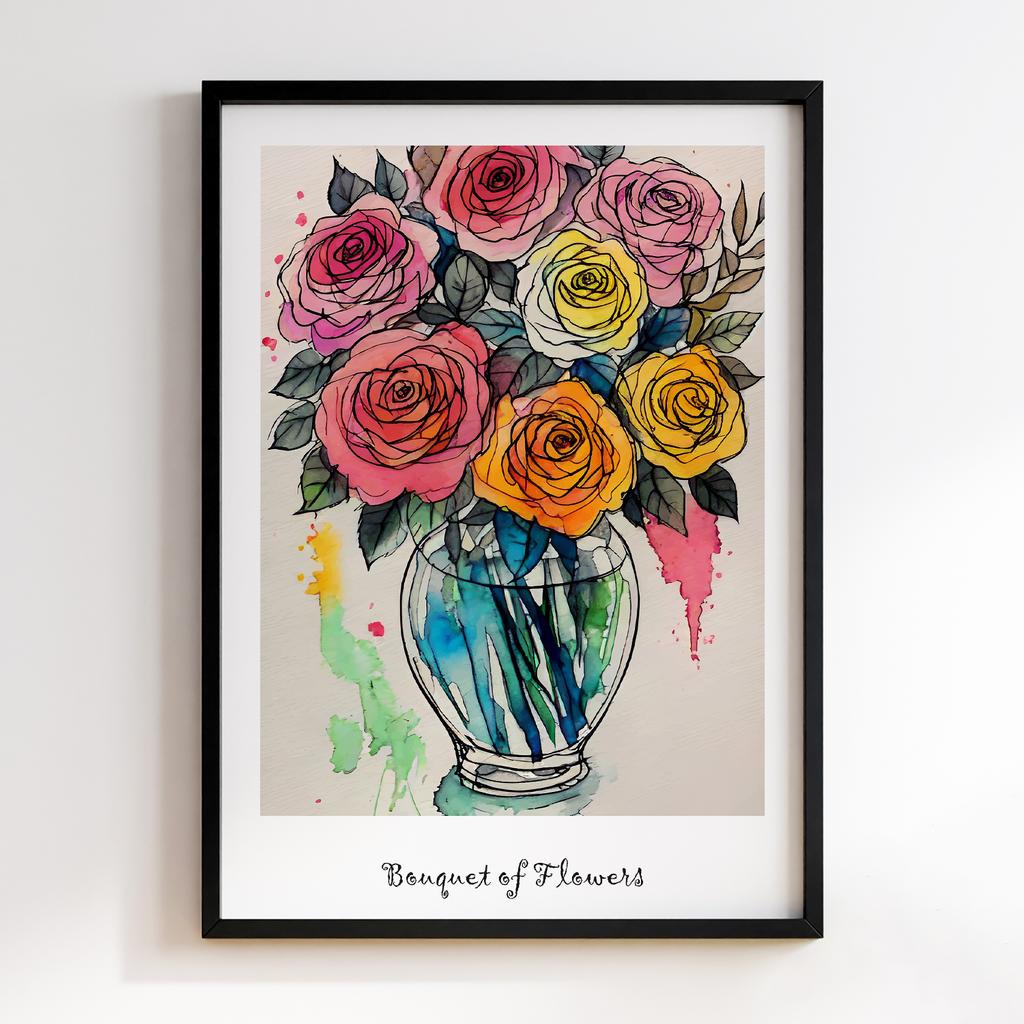 Постер Modern Flowers Art MF0835