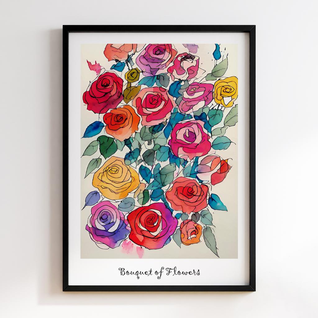 Постер Modern Flowers Art MF0836