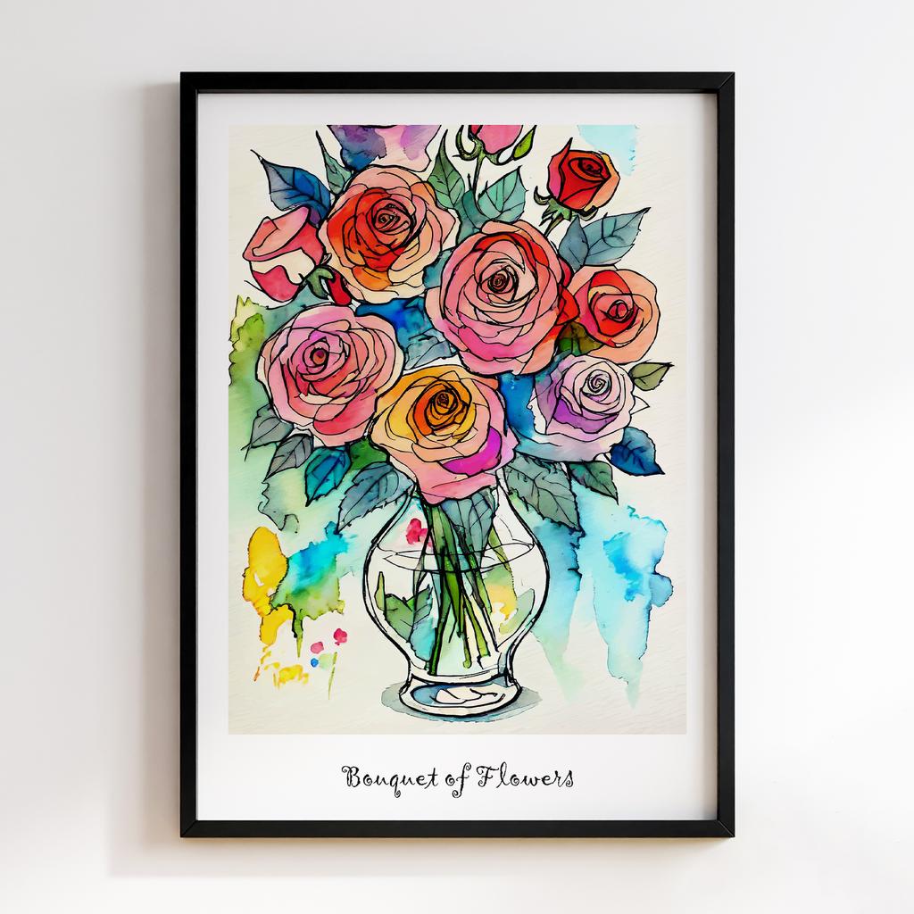 Постер Modern Flowers Art MF0837