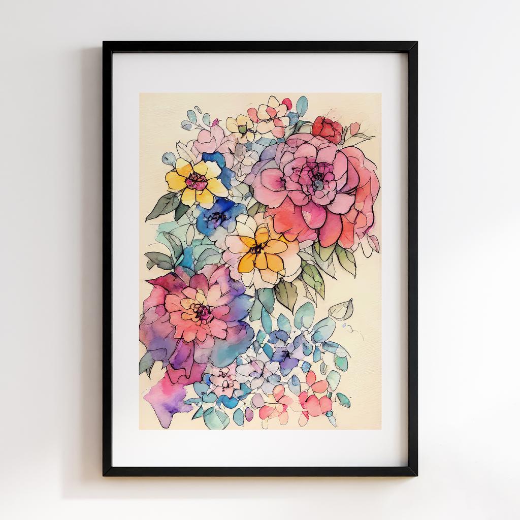 Постер Modern Flowers Art MF0841
