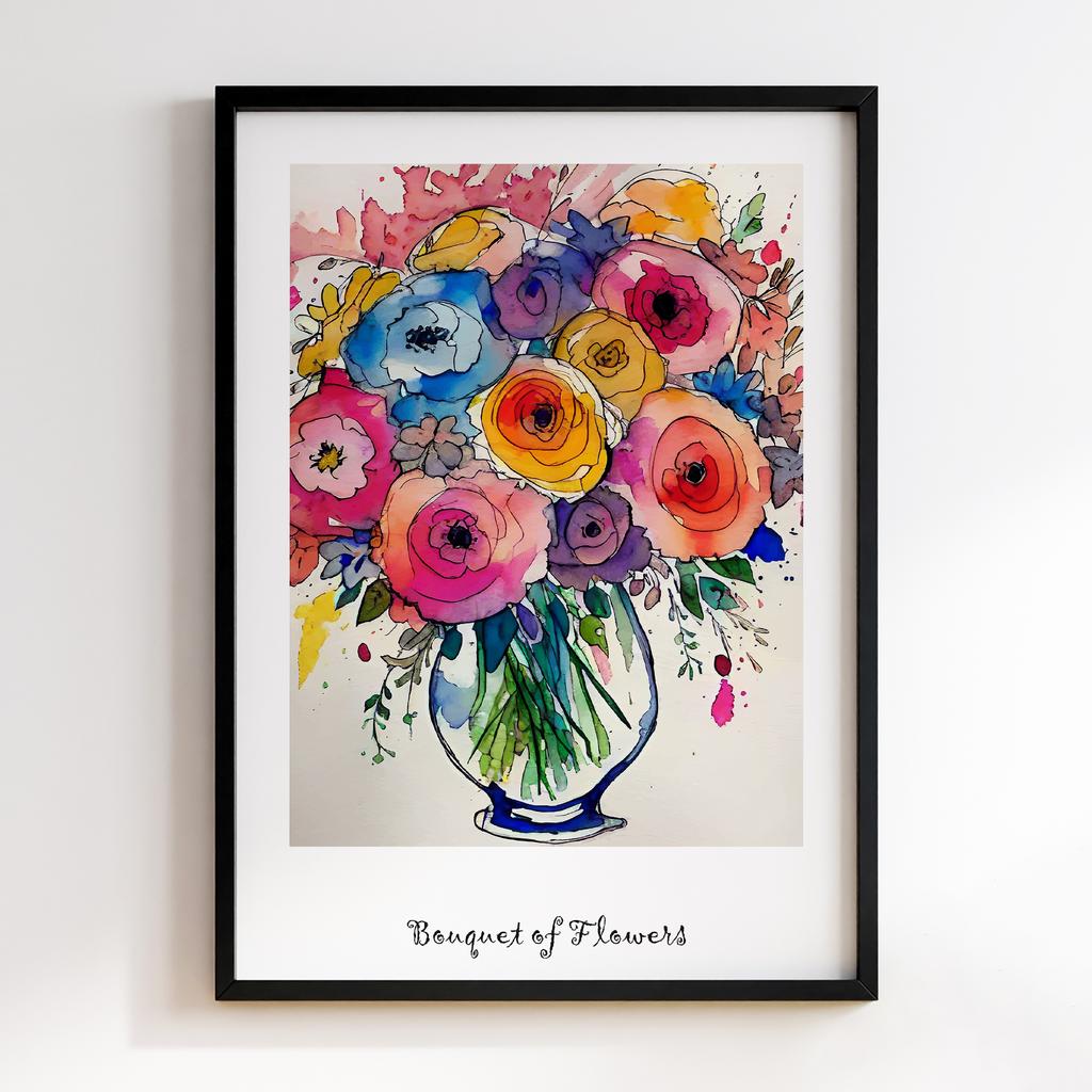 Постер Modern Flowers Art MF0845