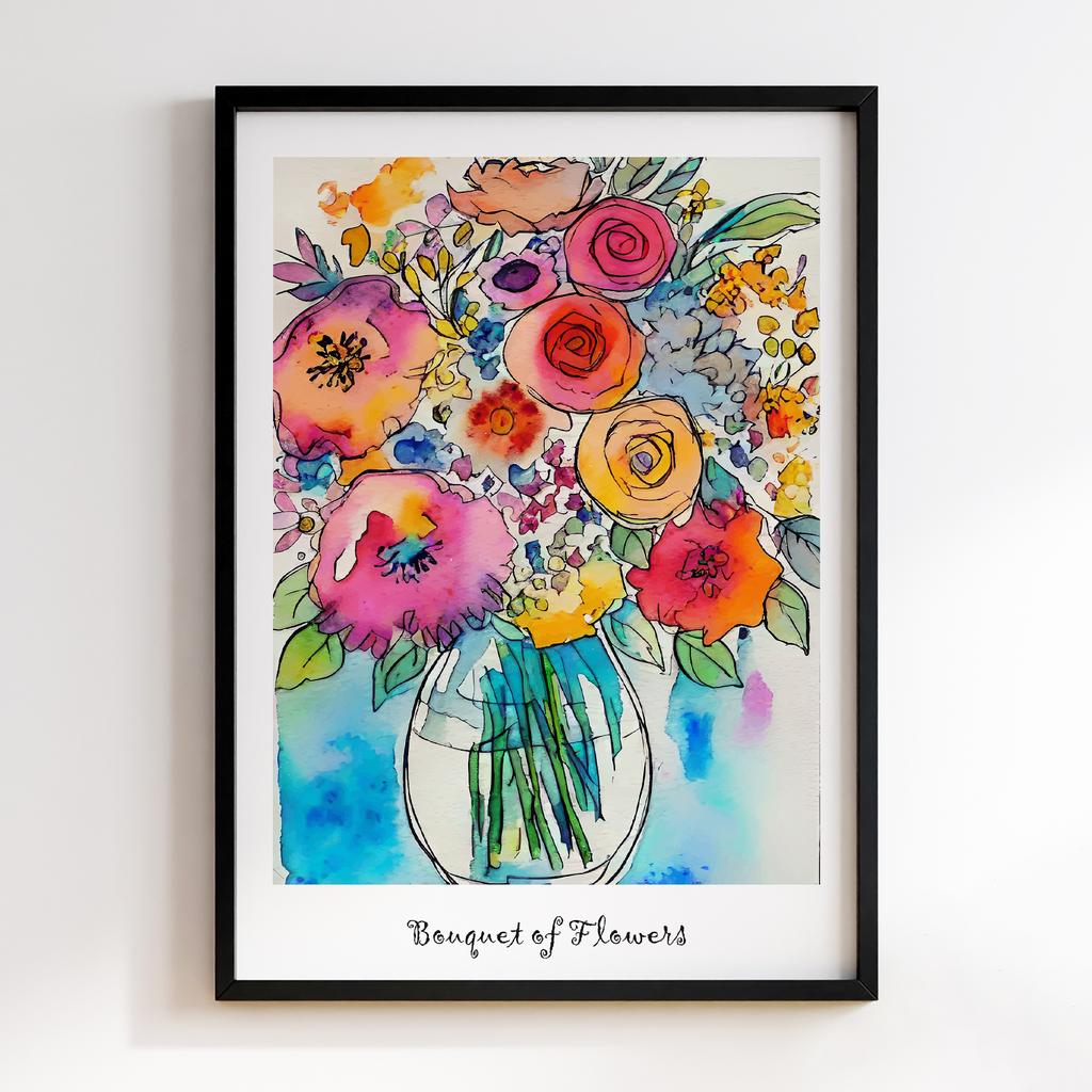 Постер Modern Flowers Art MF0847