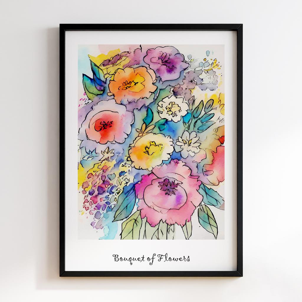 Постер Modern Flowers Art MF0852