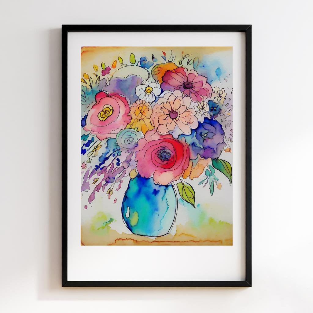 Постер Modern Flowers Art MF0855