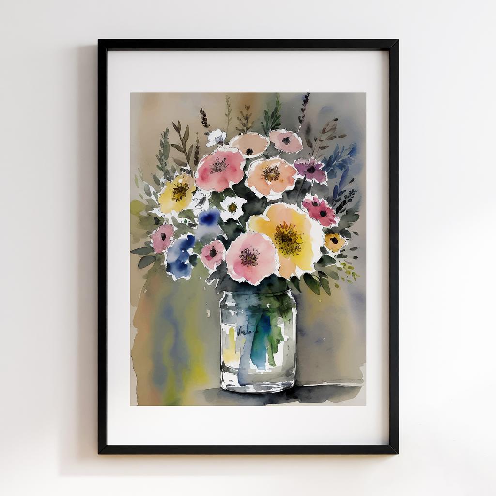 Постер Modern Flowers Art MF0856
