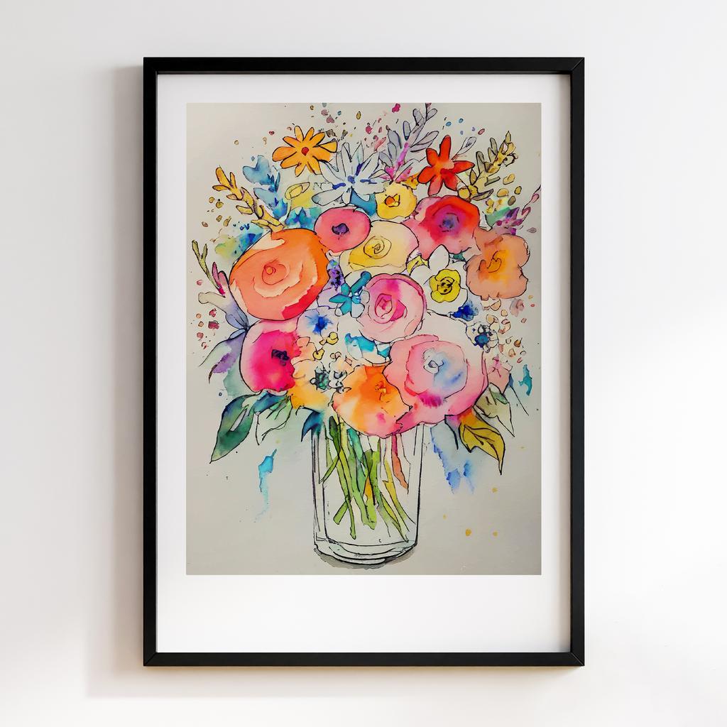 Постер Modern Flowers Art MF0857