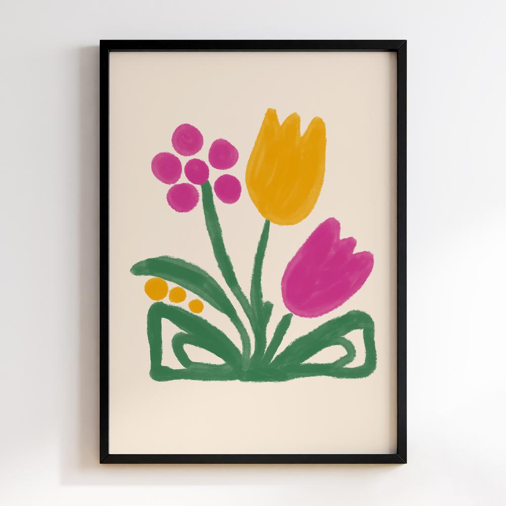 Постер Modern Flowers Art MF0966