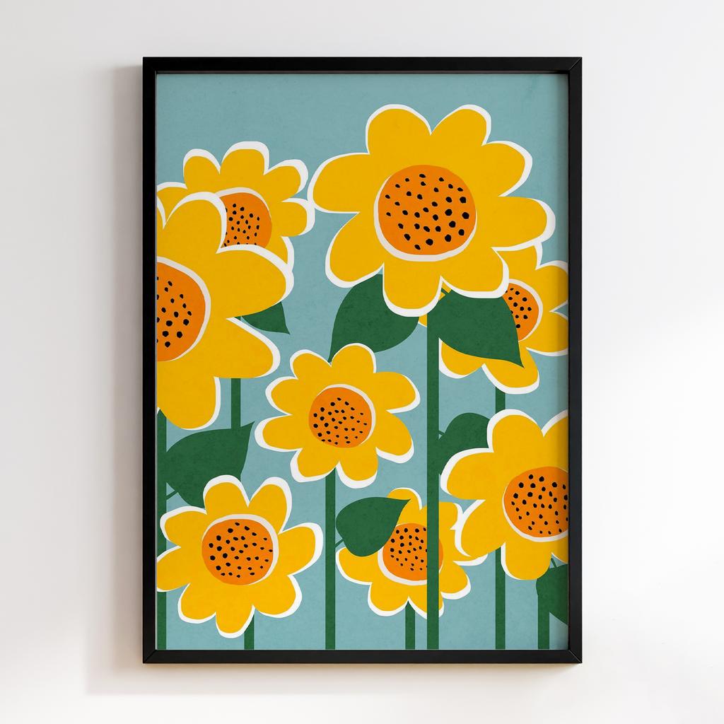 Постер Modern Flowers Art MF1023