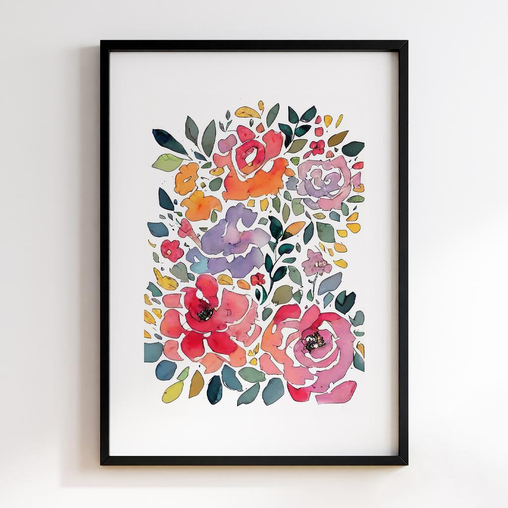 Постер Modern Flowers Art MF1028