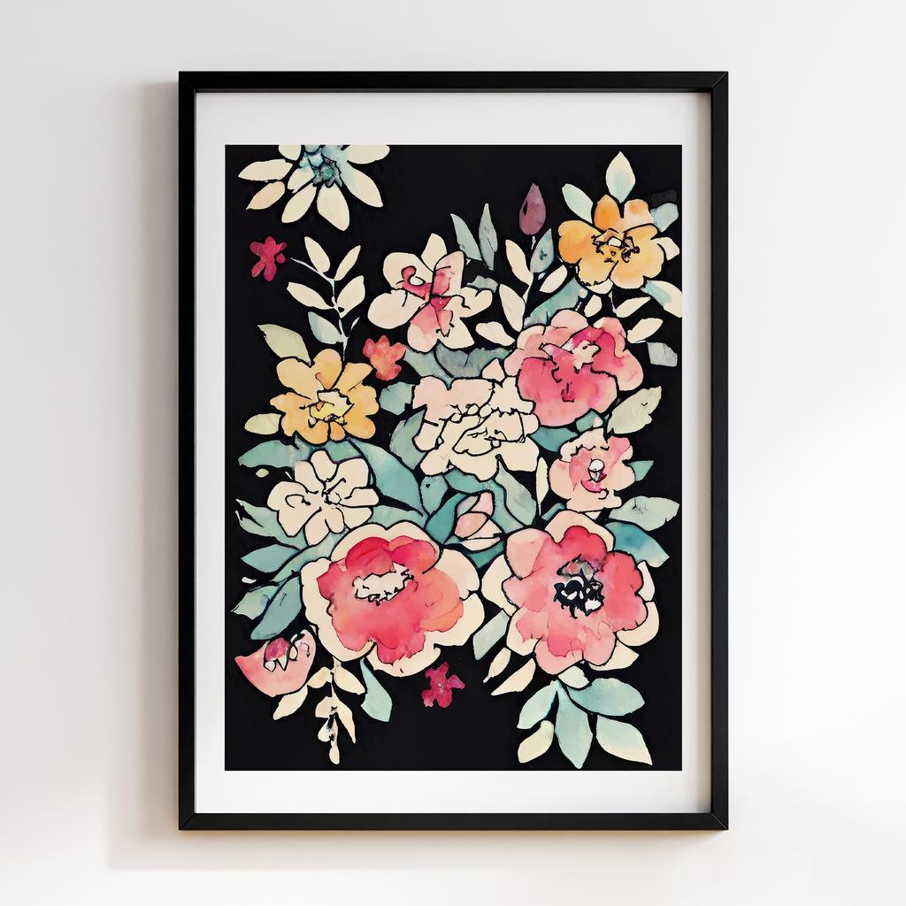 Постер Modern Flowers Art MF1031