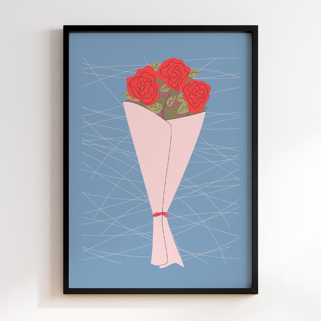 Постер Modern Flowers Art MF1059