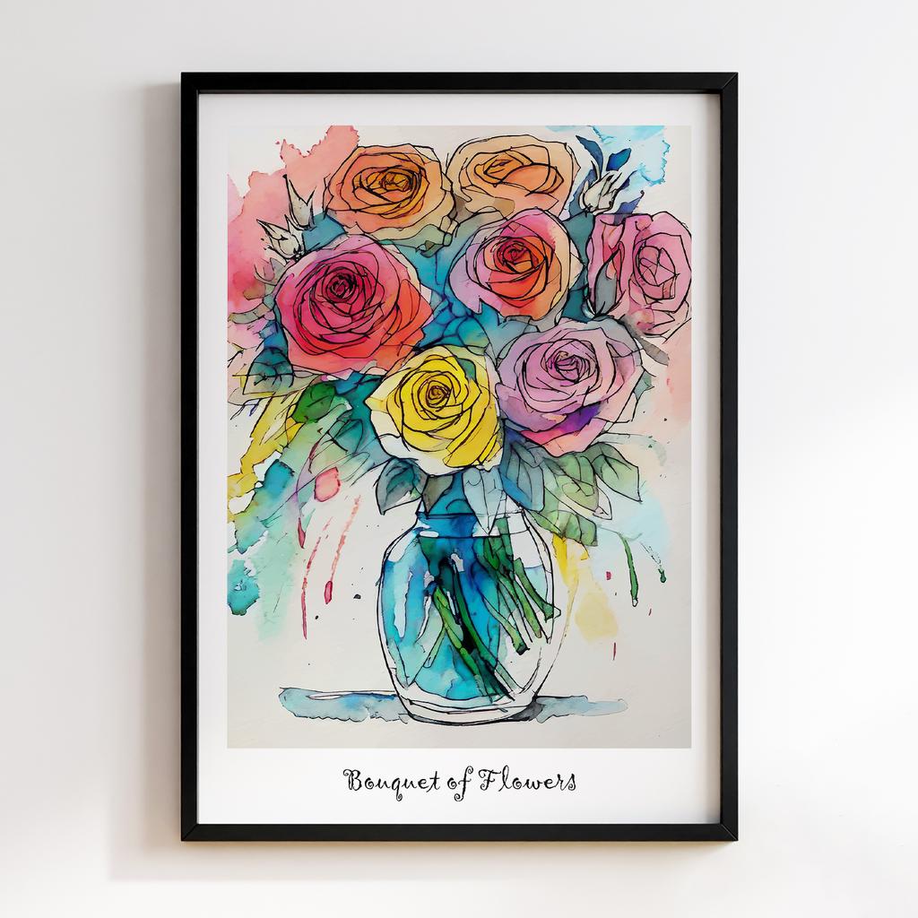 Постер Modern Flowers Art MF1060