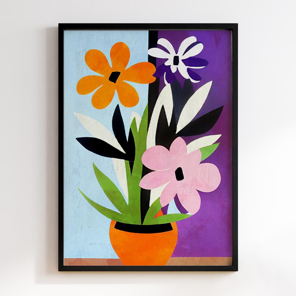 Постер Modern Flowers Art MF1070