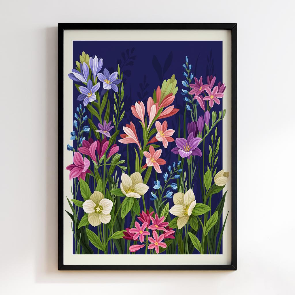 Постер Modern Flowers Art MF1101