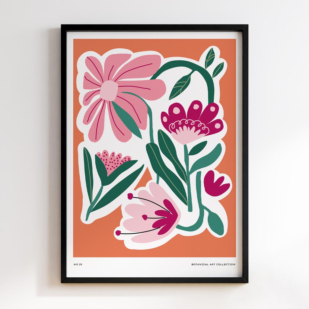 Постер Modern Flowers Art MF1143