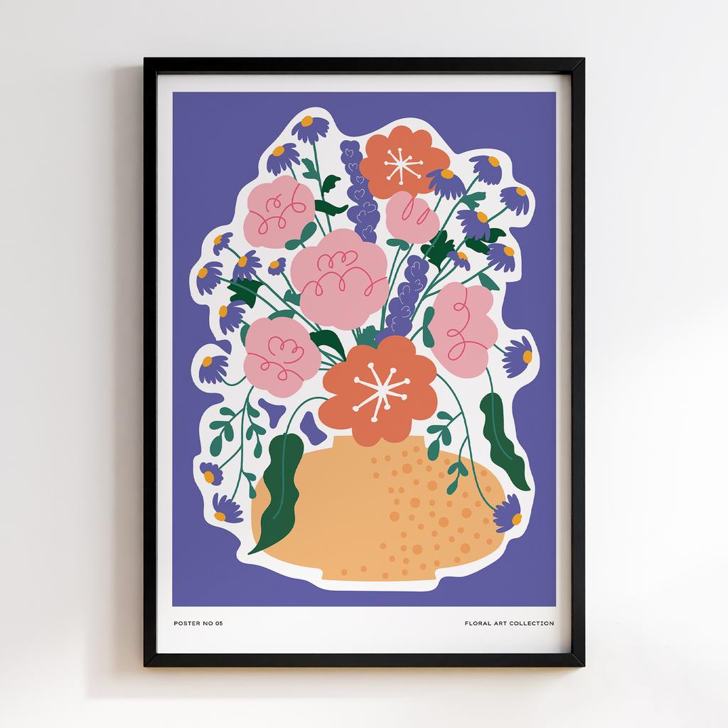 Постер Modern Flowers Art MF1144