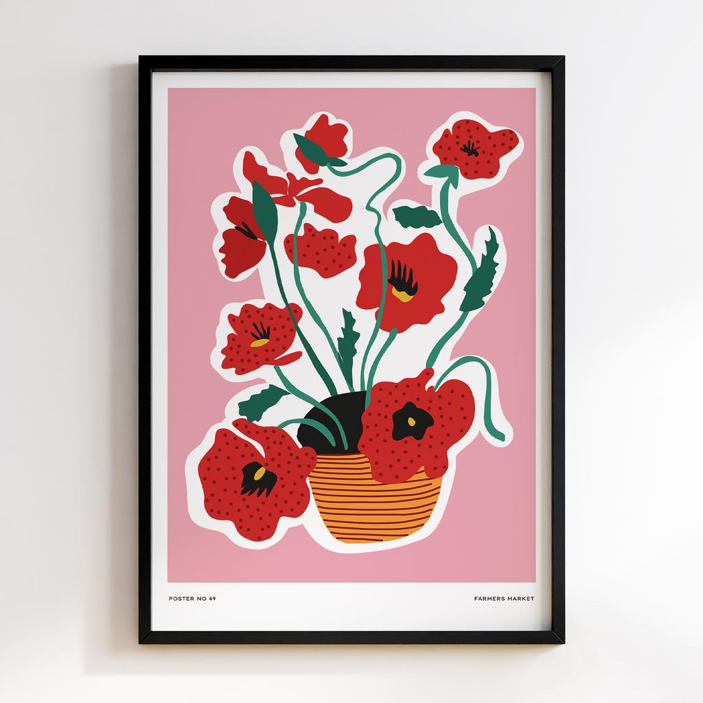 Постер Modern Flowers Art MF1145