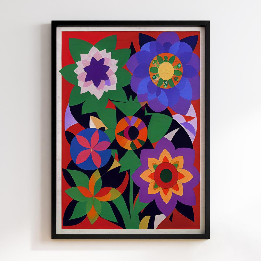 Постер Modern Flowers Art MF1146