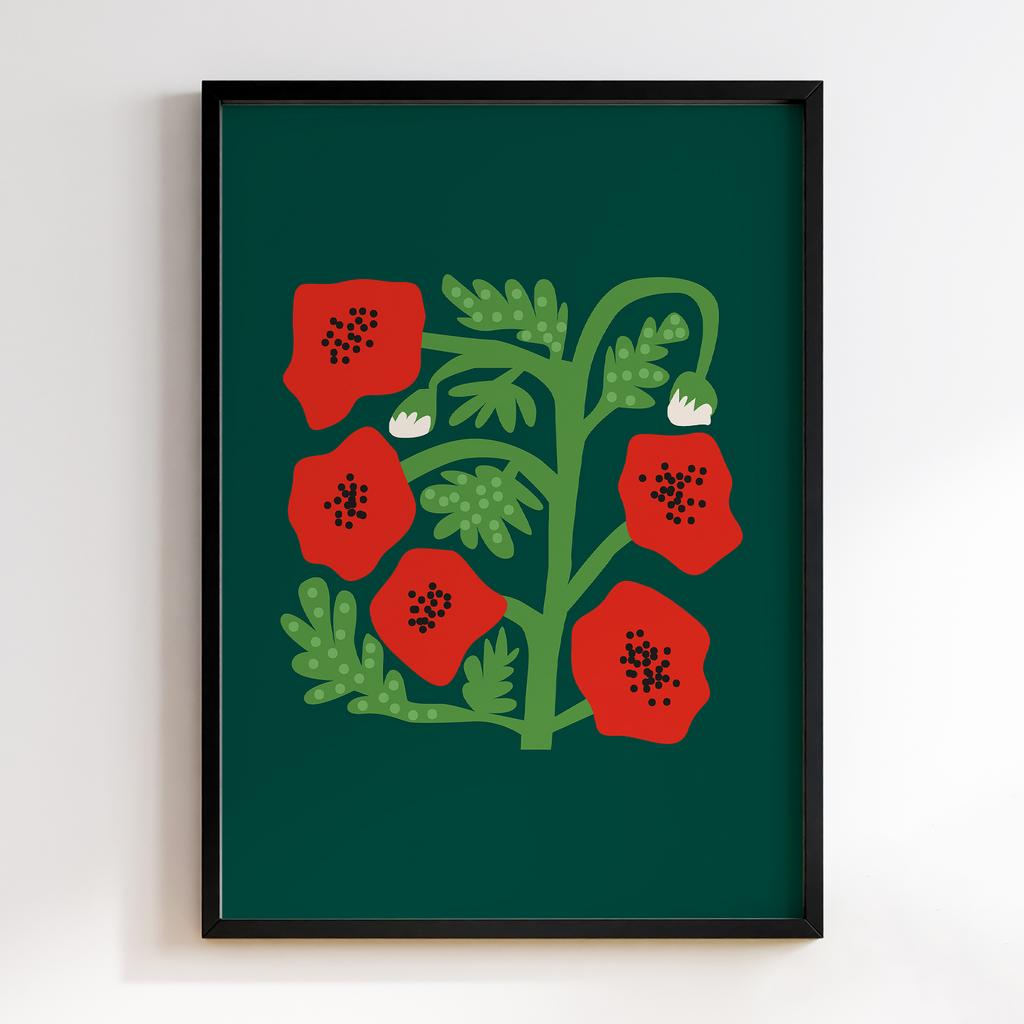 Постер Modern Flowers Art MF1147