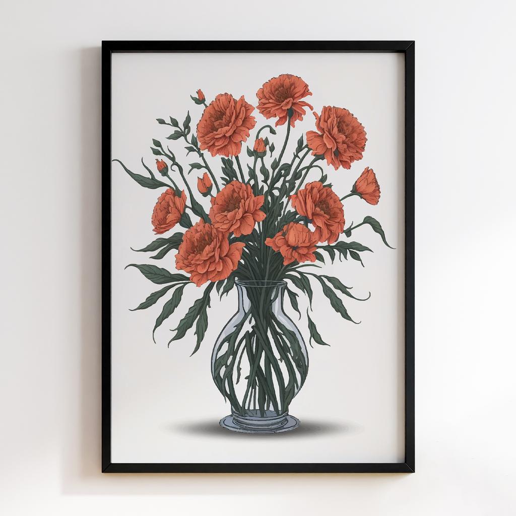 Постер Modern Flowers Art MF1172