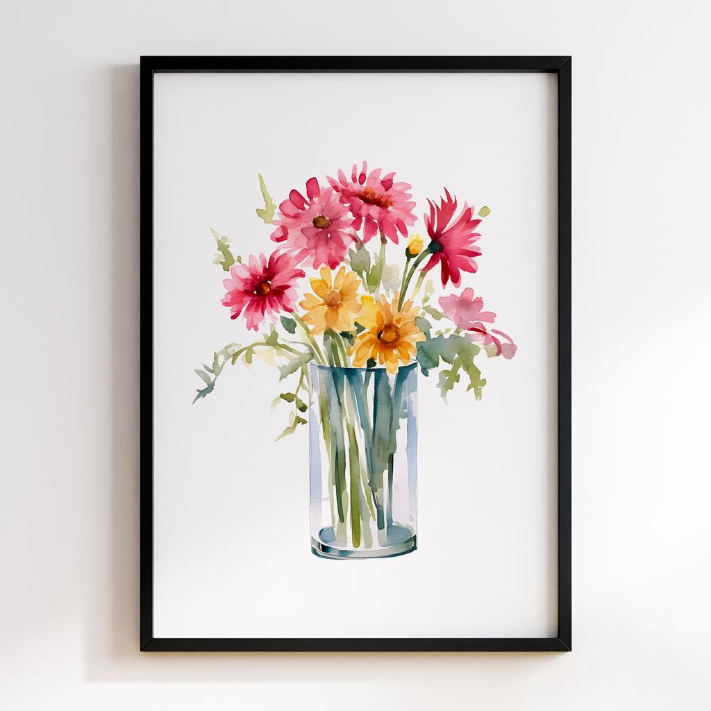 Постер Modern Flowers Art MF1185