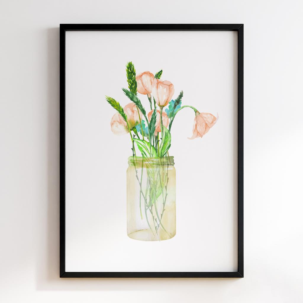 Постер Modern Flowers Art MF1190