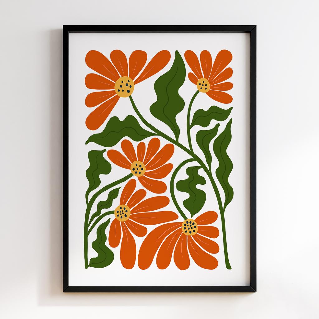 Постер Modern Flowers Art MF1201