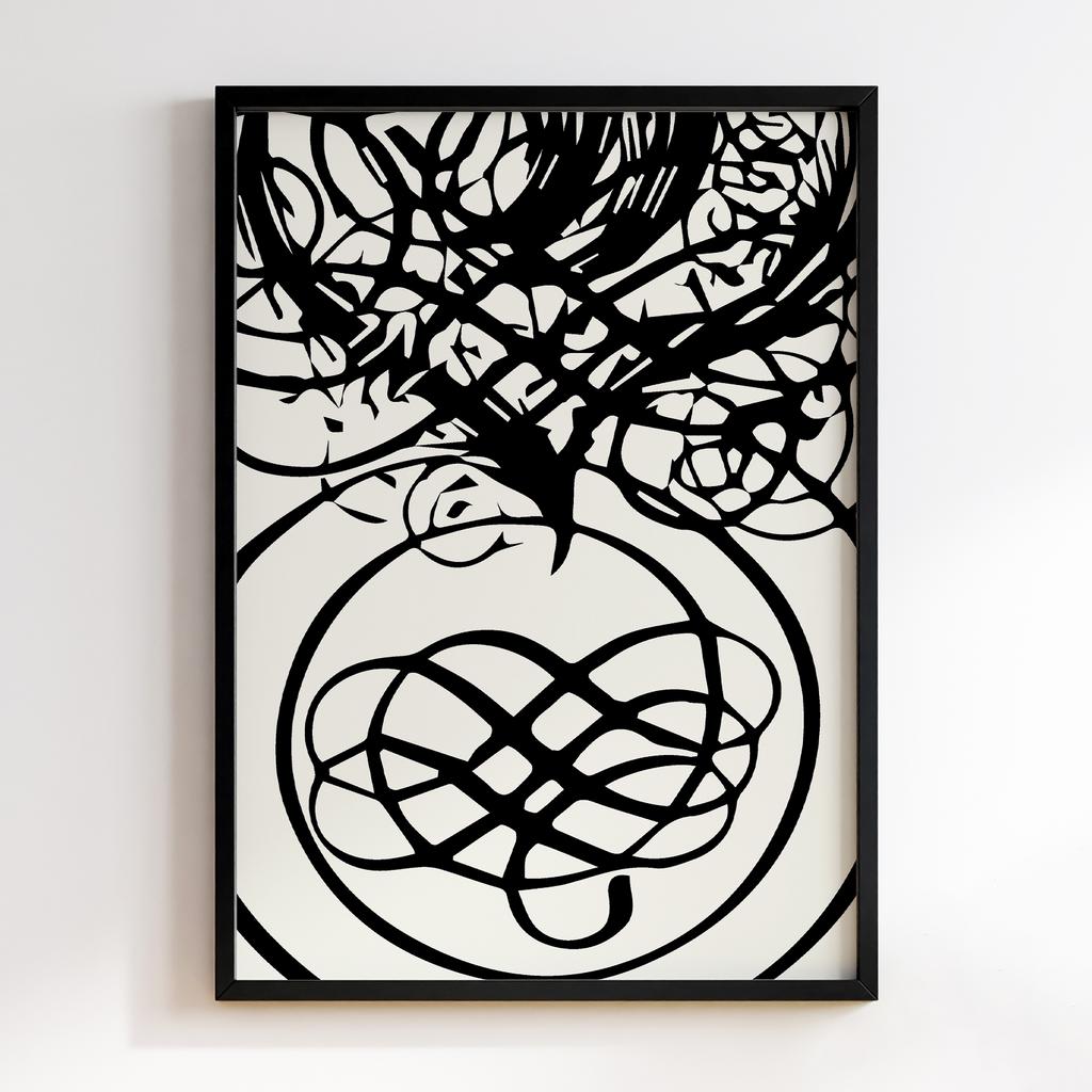 Постер Modern Flowers Art MF1208