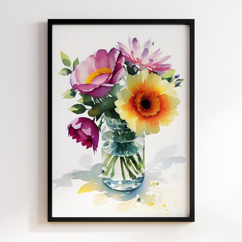 Постер Modern Flowers Art MF1221