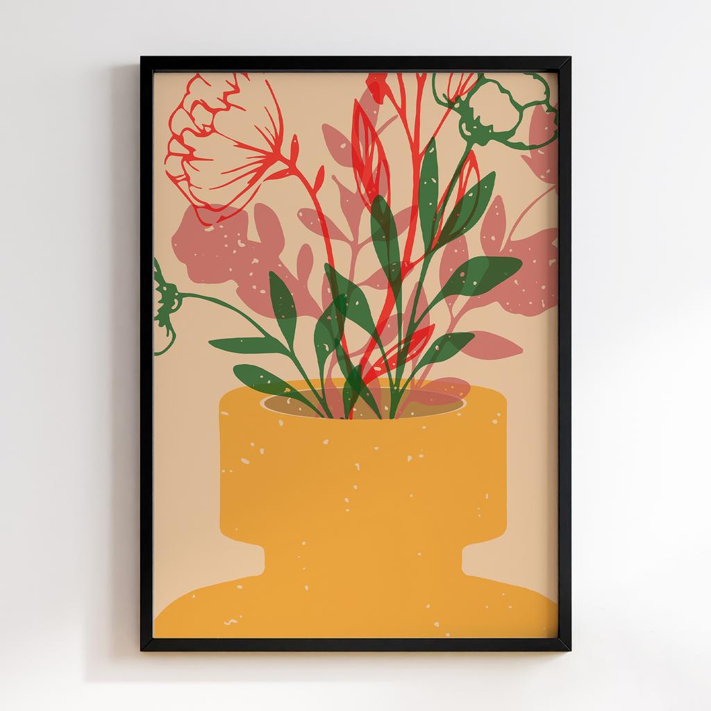 Постер Modern Flowers Art MF1230